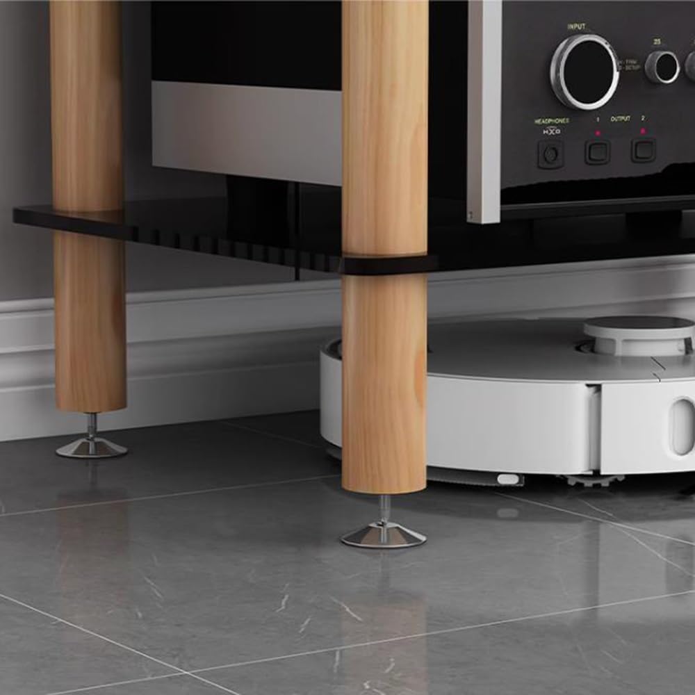 Vielseitiger Multimedia-Aufbewahrungsschrank – Robustes Eckregal für Zuhause & Büro, ideal für CD-Player, DJ-Equipment & Theatersysteme, platzsparendes Design
