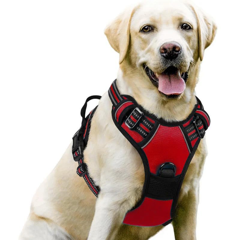 Subaka Premium Dog Double Body Vest Dog Harness with Dog Name Personalized Medium & Large All Breeds Dog Adjustable and Reflective Comfortable Harness for Dogs (RED, Small) (B0DH4WTCCN) Amazon Price History, Amazon Price Tracker