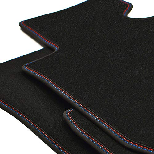 Mattenprofis Velour Fußmatten Doppelnaht passend für BMW 1er E87 5-türig Bj. 2003-2013