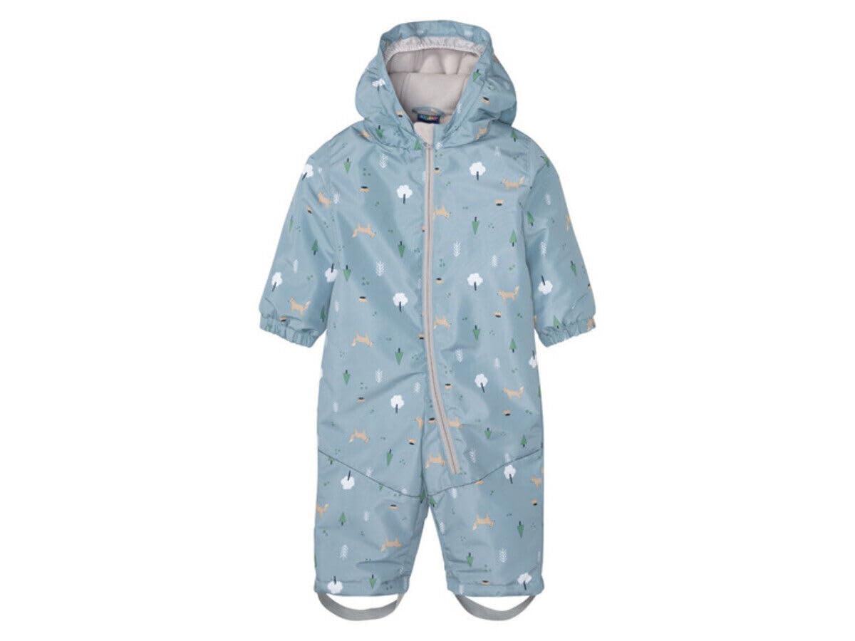 Lupilu Baby Jungen Schneeoverall Overall Winteranzug Schneeanzug Jumpsuit warm gefüttert, Wasserdicht