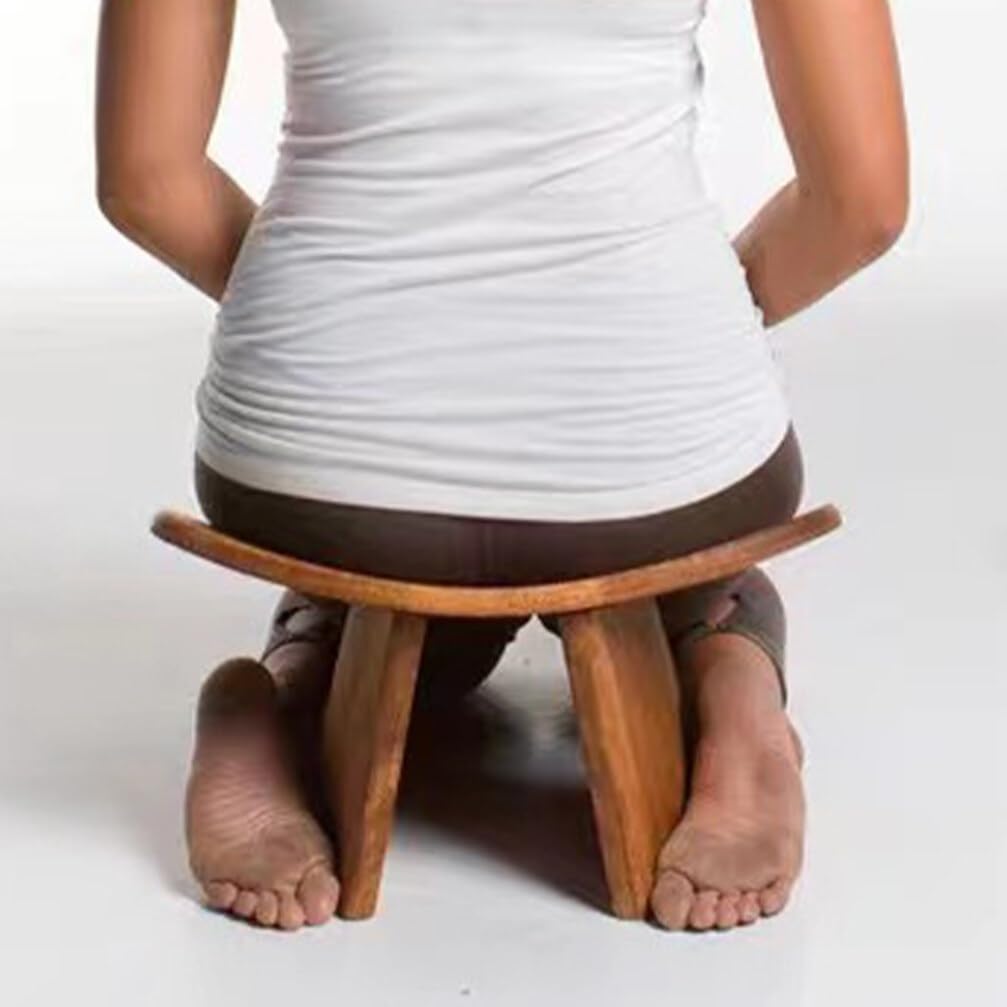 GANAZONO Panca Meditazione Sgabello Meditazione in Ginocchio Sedia Portatile Panca Yoga Sgabello Preghiera per Seduta in Ginocchio Preghiera Viaggio
