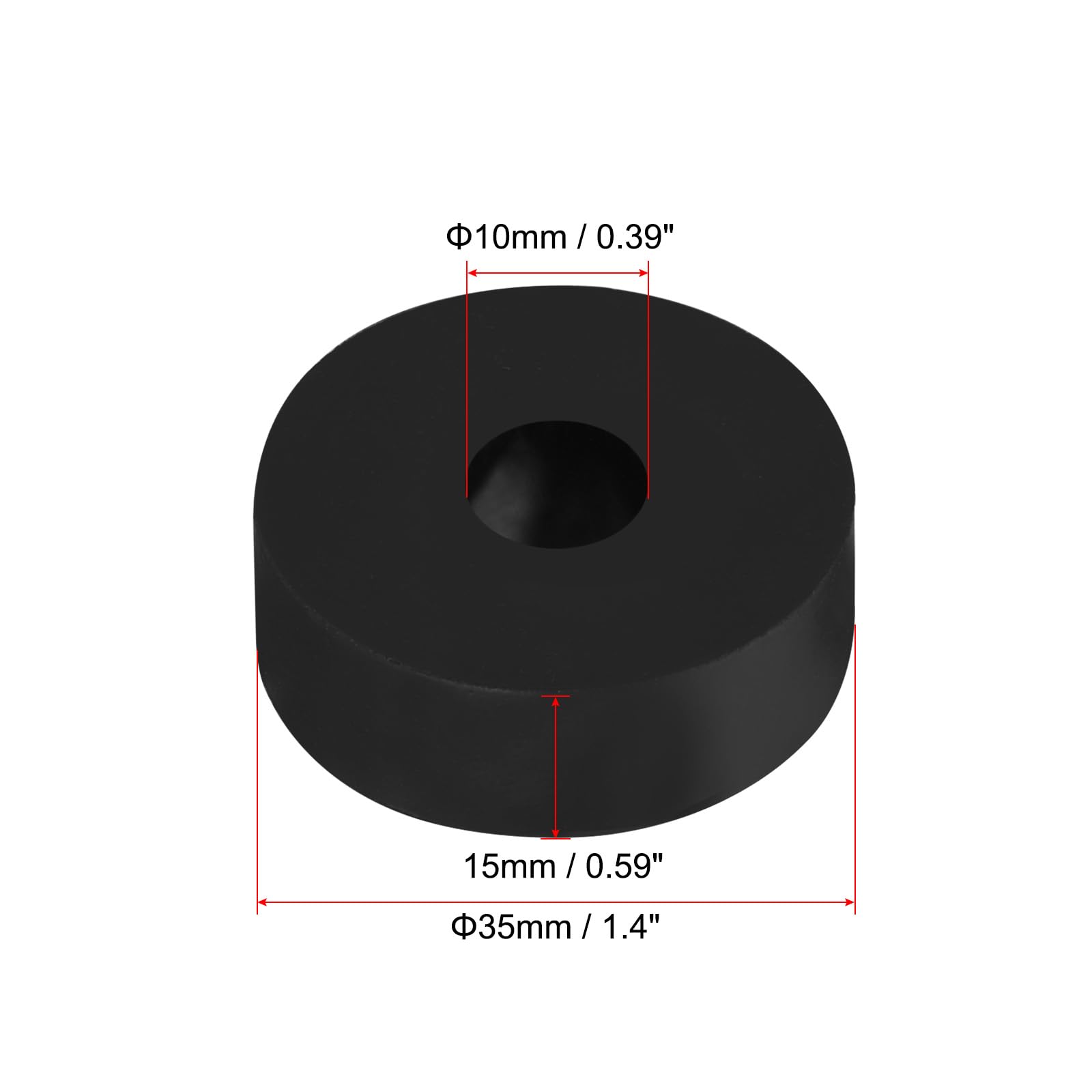 PATIKIL Multi Purpose Rubber Spacer - Image 2