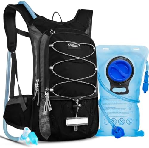 15L Mochila de Hidratación con 3L Bolsa, Mochila Almacenamiento C...