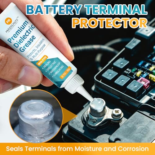 Image of Dielectric Grease for Electrical Connections, Insulating & Waterproof Silicone Grease for Switches, Plugs, Battery Terminals, Automotive & Marine Use, Prevents Corrosion(20g)