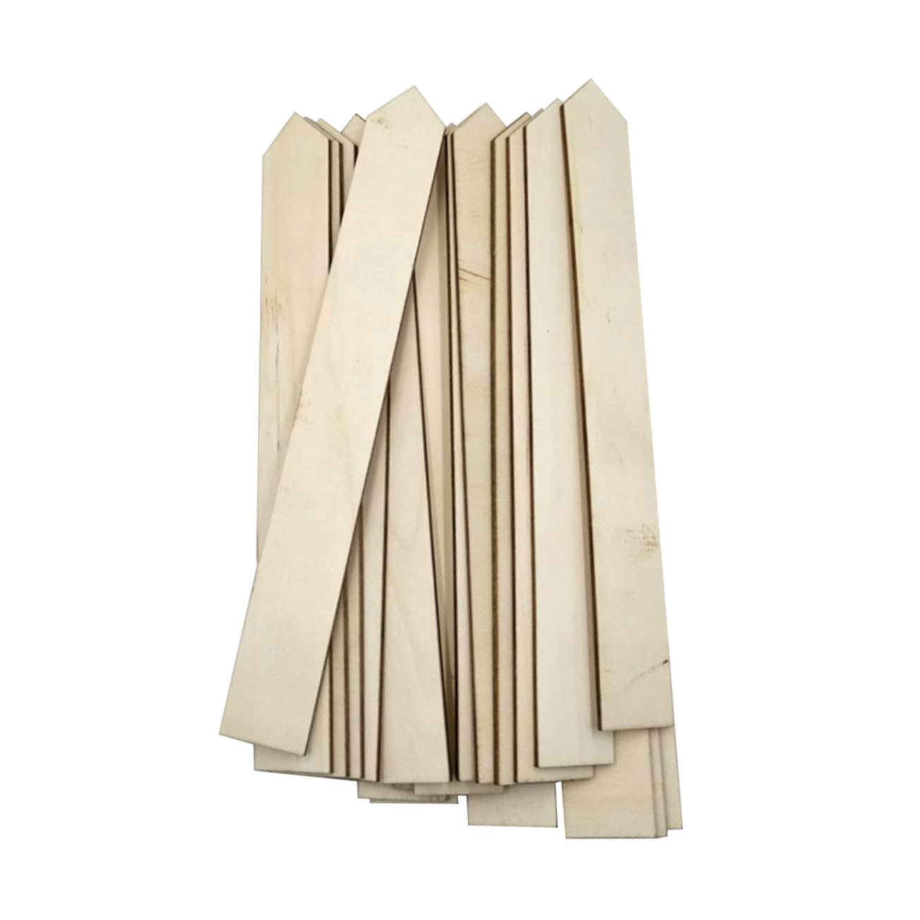 BESPORTBLE 100 Pièces Étiquettes Bois Pour Jardin Longues Étiquettes Rustiques Pour Plantes Piquets Durables Pour Semis Et Jardinières Naturelles Et Pratiques Pour Potagers Et Contenants