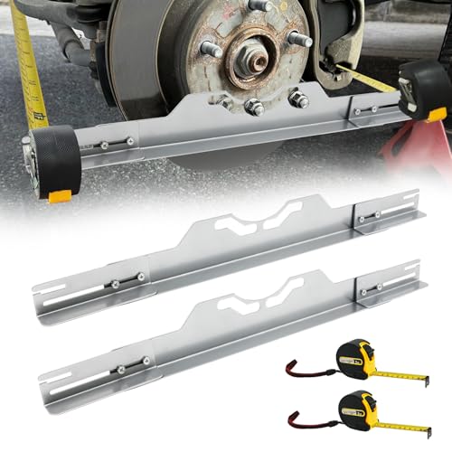 CHGJ Wheel Alignment Tool with Tape Measures,Heavy Duty Toe...