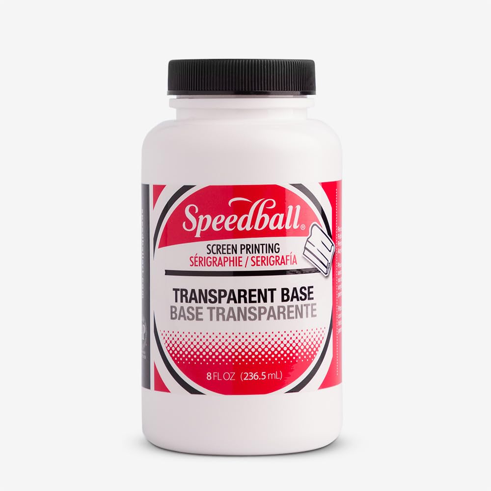 Speedball 8-Ounce Fabric/Acrylic Transparent Base (4552)