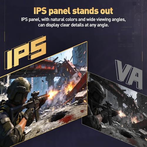 Image of KOORUI 24 Inch Gaming Monitor 144Hz Full HD 1920 x 1080p IPS Ultra-Slim Display with HDMI VGA, Adaptive Sync, 99% SRGB, VESA 100x100mm, Eye Care, Tilt, HDMI 2.0, Black, E2411K