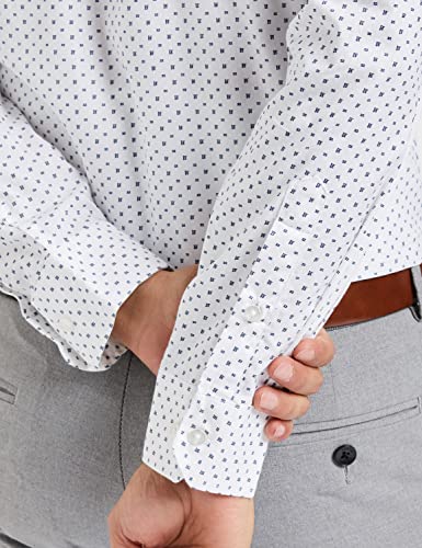 Image of Diverse Men's Cotton Printed Full Sleeve Regular Formal Shirt