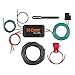 CURT 59187 Powered 3-to-2-Wire Splice-in Trailer Tail Light Converter Kit, 4-Pin Wiring Harness