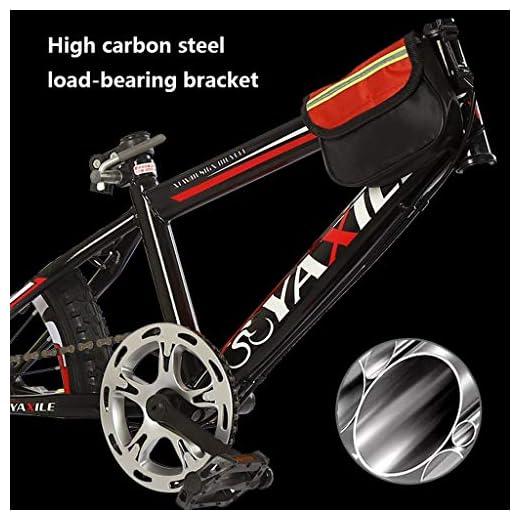 ZL 7-växlad hård mountainbike för pojkar eller barn, tjej, kompakt mountainbike 24 tums hjul, stålramsalternativ och korg, väska Rosa