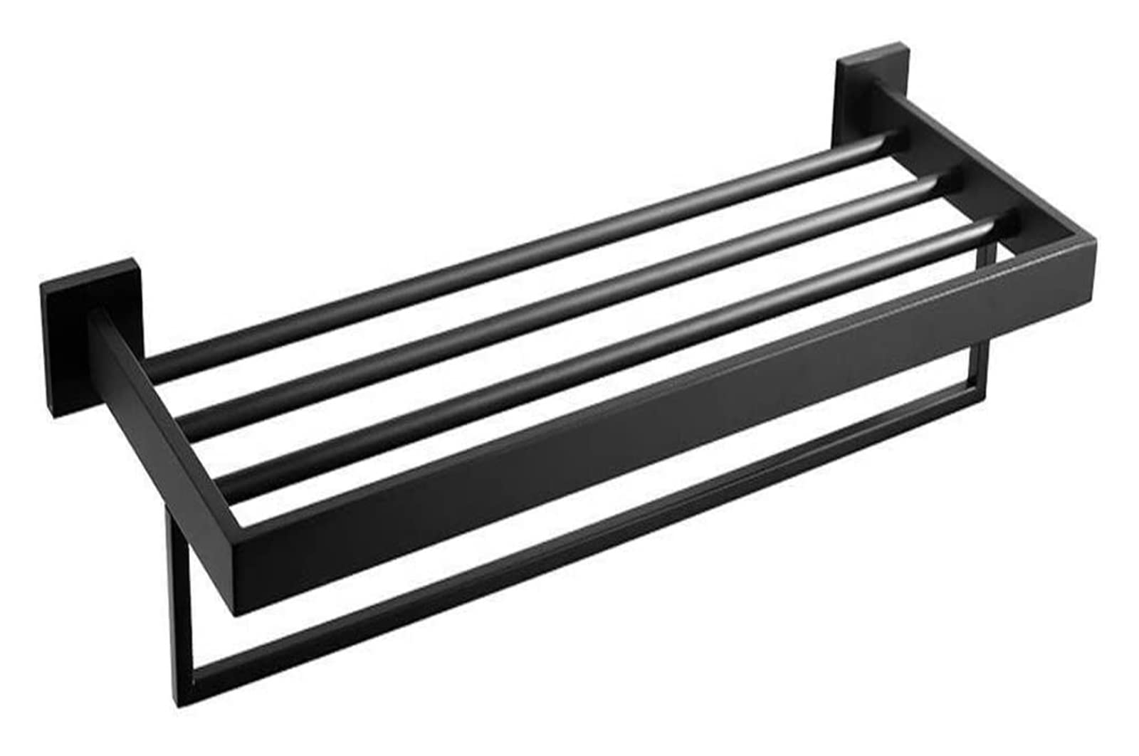 TYUHDUYUR Towel Rack Towel Rail, Bathroom Shelf SUS Towel Rail Durable Towel Stand Modern Bath Towel Storage Rack Rust-Proof Towel Rail Bar /50cm (Size : 50cm) ()