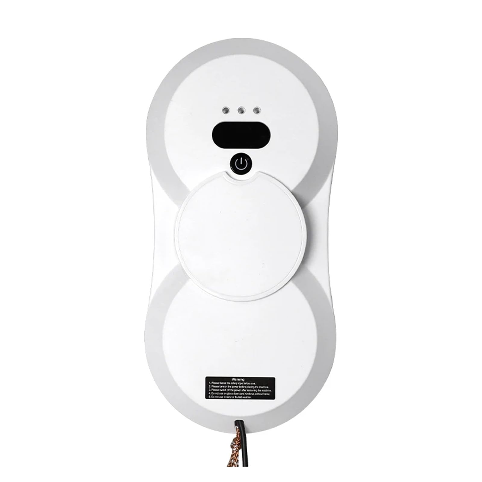 Robot aspirador de ventanas automático magnético con triple pulverizador de agua