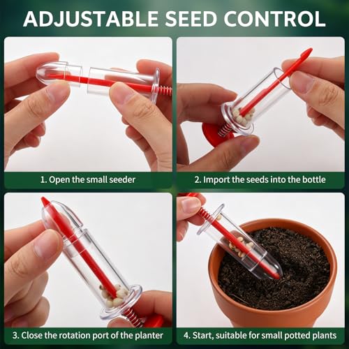Set 7 Pzs Dispensador de Semillas con 12 Agujeros miniatura 6