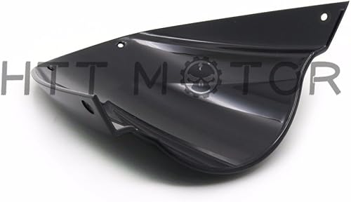 Miniatura 8 de SMT-Parabrisas compatible con Ducati Monster 696 2008 2009 2010 2011 2012-2014 negro B074V39YYR