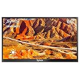 SYLVOX Outdoor TV, Smart Outdoor TV 65” 2000 Nits Full Sun, 4K UHD Weatherproof Outdoor Television with Voice Control Chromecast Built-in, IP55 Android TV for Outside (Pool Pro Series)