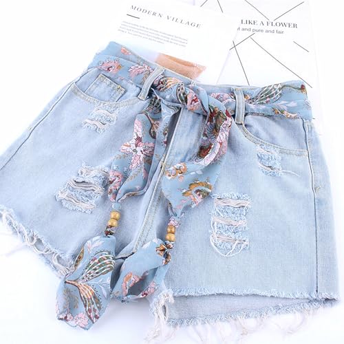 NIDMIDO Floral Lightweight Chiffon Dress Sash Belt for Women Dresses Tie Bow Waist Belts Prom Belt Wraps4