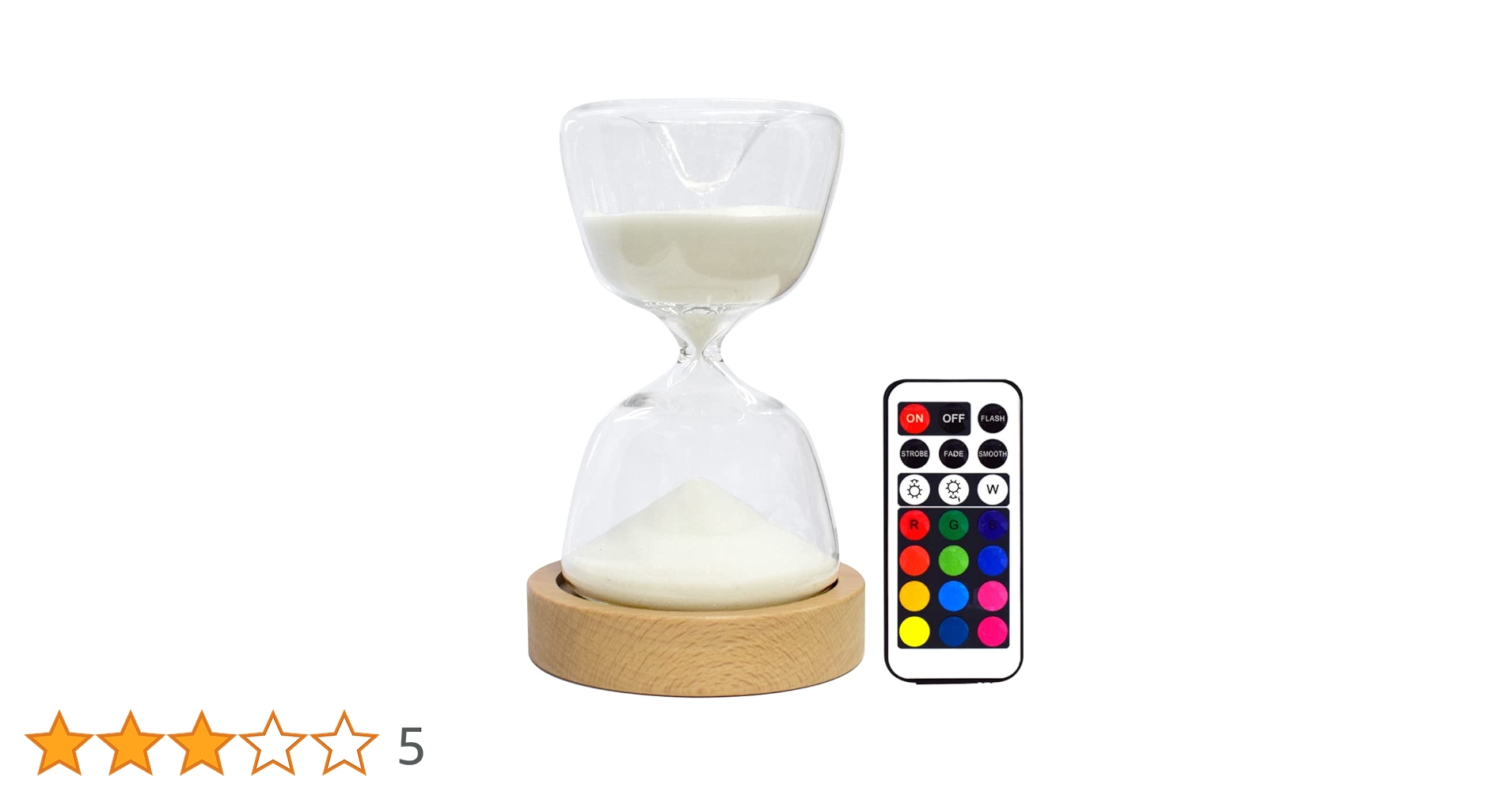 Amazon.co.jp: 砂時計ライト LED 15分計 砂時計 インテリア 間接照明