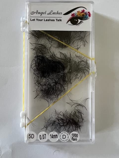 5D eyelashes premade fans (9mm)