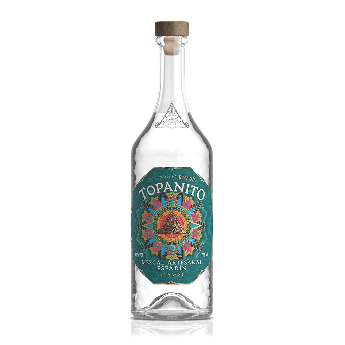 Topanito TOPANITO Mezcal Artesanal 100% Espadín Agave (40% vol.) (1 x 700 ml)