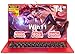 Ordinateur Portable 14 Pouces Celeron N5095 Win11 Pro 8Go RAM 256Go SSD Extension1To 5G WiFi 1920x1080 FHD PC Portable avec Souris sans Fil qwerty Clavier avec AZERTY Membrane du Clavie - Rouge Métal
