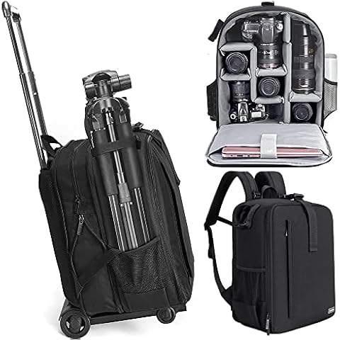 Cwatcun Professional DSLR Camera Backpack Bag Cover