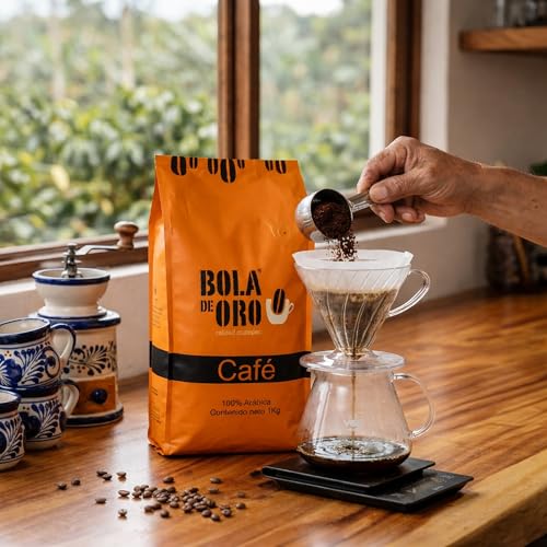 Bola de Oro Roasted Coffee Beans Export 1 kg Coatepec Mexico miniatura 3