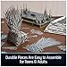 4D Build, Game of Thrones Iron Throne 3D Model Kit, GOT Collectibles & Desk Décor, Adult Puzzles for Fantasy Book GOT Fans, 3D Puzzles for Adults & Teens, 219 Pieces, for Ages 12 & Up