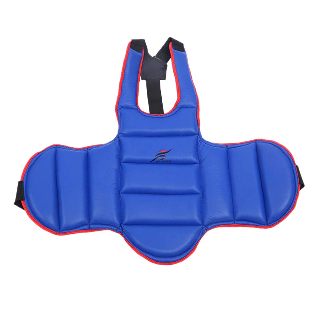 Plastron Karaté Garde De Poitrine Unisexe Plastron De Taekwondo Karaté - Bleu, L