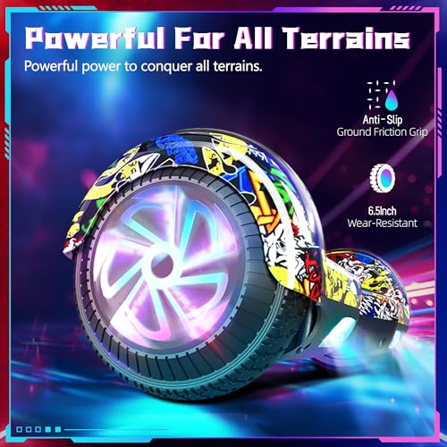 Image of SISIGAD Scooter, 6.5 inch Flash Wheels & Corlorful LED Lights, All for Girls Boys Kids Ages 6+
