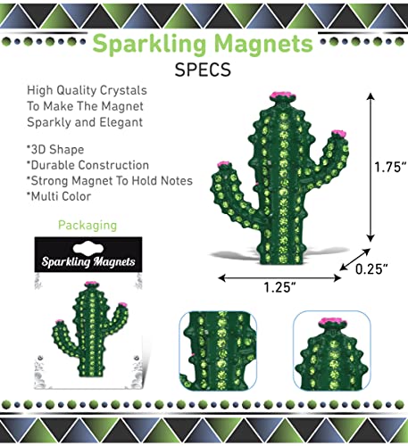 Imán Decorativo Cactus Brillante para Refrigerador miniatura 3