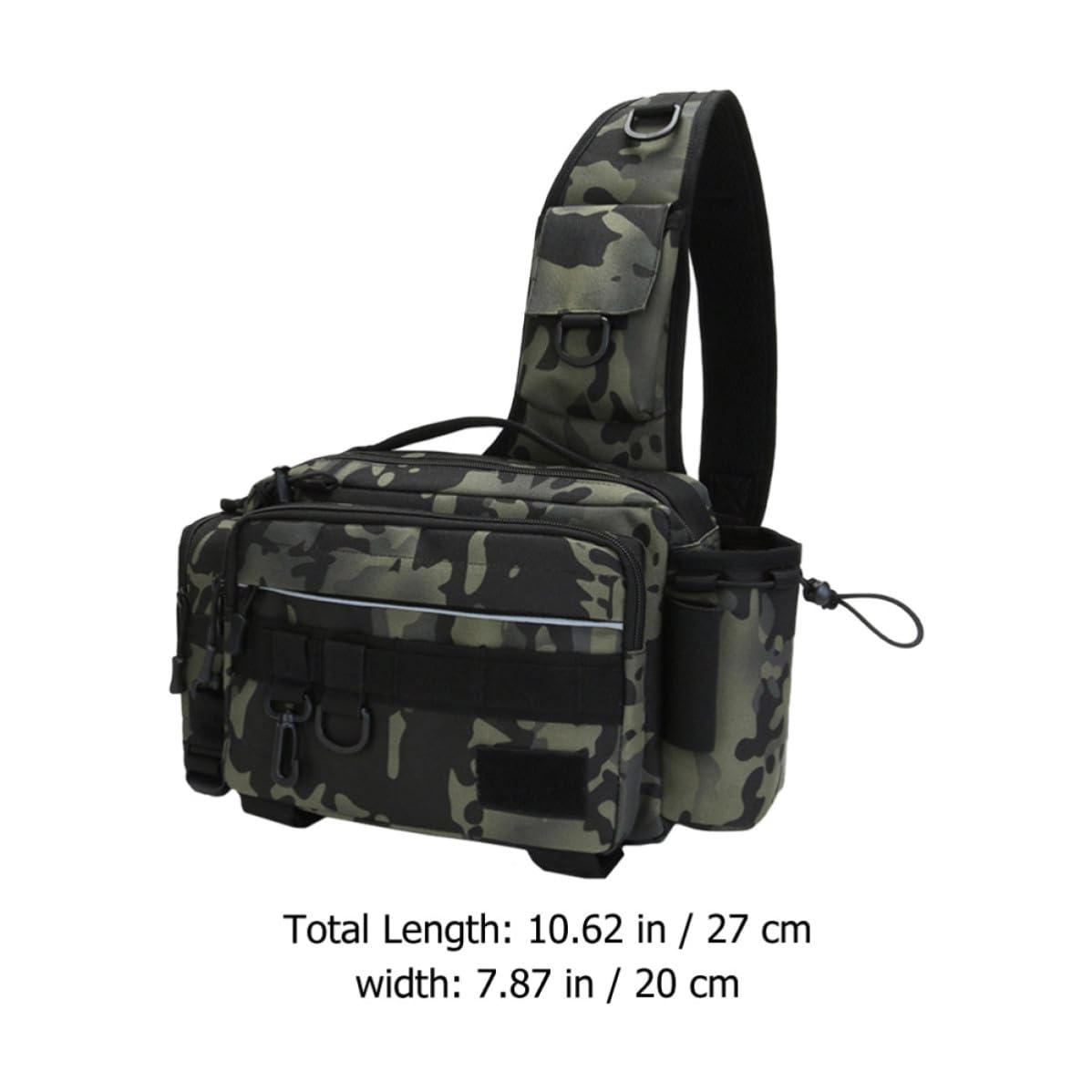Bolsa Portátil de Poliéster Pescar para Pesca Caña de Multifuncional Nylon, Ligera Verano y Almacenamiento y Fiesta de Aparejos