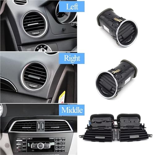Grille de ventilation arrière pour Benz C200 2011-2014 climatisation - 4
