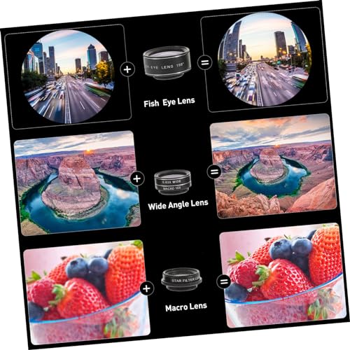 Kit objectif smartphone macro angle fisheye compatible tout mobile - 4