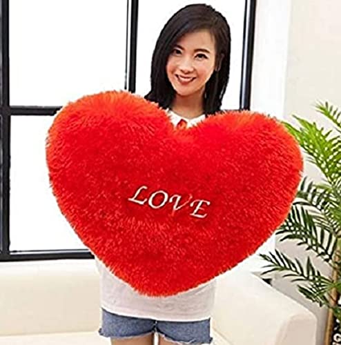 Delicado Huggable Heart Shape(Love) Soft Plush Stuffed Cushion Pillow Toy