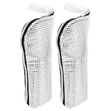 VANZACK 2 Stück Pack Isolierte Babyflaschentaschen aus Aluminiumfolie mit Kinderwagen Befestigung Thermotasche zum Wärmen und Aufbewahren von Milch für Reisen und Alltag