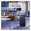 WINIX 5520 Air Purifier with Wi-Fi for Home Large Room Up to 1882 Ft² in 1 Hr With Air Quality Monitor, True HEPA, High Deodorization Carbon Filter and Auto Mode, Captures Pet Allergies, Smoke, Dust.