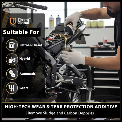 Tirrent Booster Engine Metal Treatment (50ml) Engine Oil Additive, High-Tech Wear Protection for Bikes and Scooters - Image 5