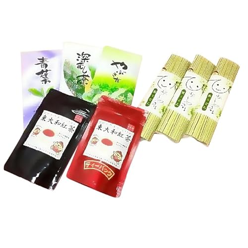 お茶で健康長寿 美味しい狭山茶・茶うどんの詰合せ