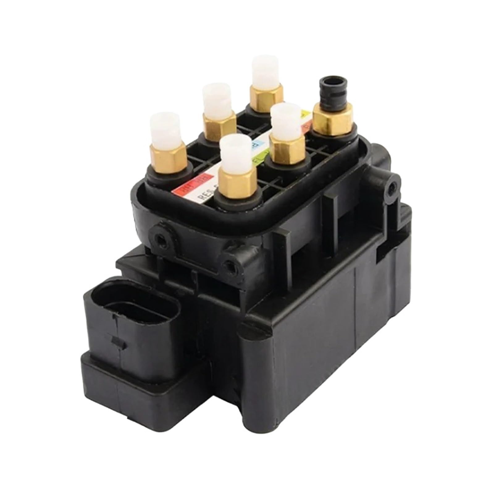 2123200358 Air Suspension Compressor Pump Supply Solenoid Valve Block Compatible for Benz C292 W164 X164 W166 X166 W251 W