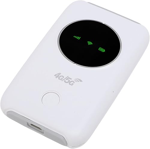 Miniatura 4 de Drfeify Enrutador portátil, punto de acceso móvil WiFi 4G LTE, velocidad de 300 Mbps, ranura para tarjeta SIM, para viajes y negocios