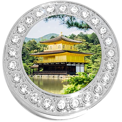 NewCharms Japanese Pagoda Purse Hanger with Bling - Keeps Your Bag Off The Floor and Folds to Fit in Your Handbag