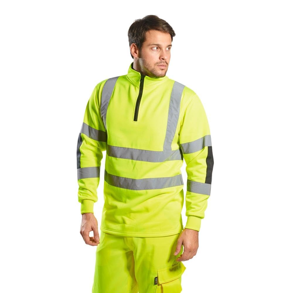 Portwest B308 Felpa Rugby Xenon, Giallo, 4XL