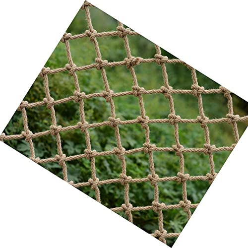 Protective Net Stairs Safety Net Garden Fence Net Hemp Rope Net Stairs Suitable for Party Decoration Balcony Protection Outdoor Climbing Net(2x5m)