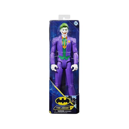 DC Comics, 12-inch The Joker Action Figure, Kids Toys for Boys and Girls Ages 3 and Up