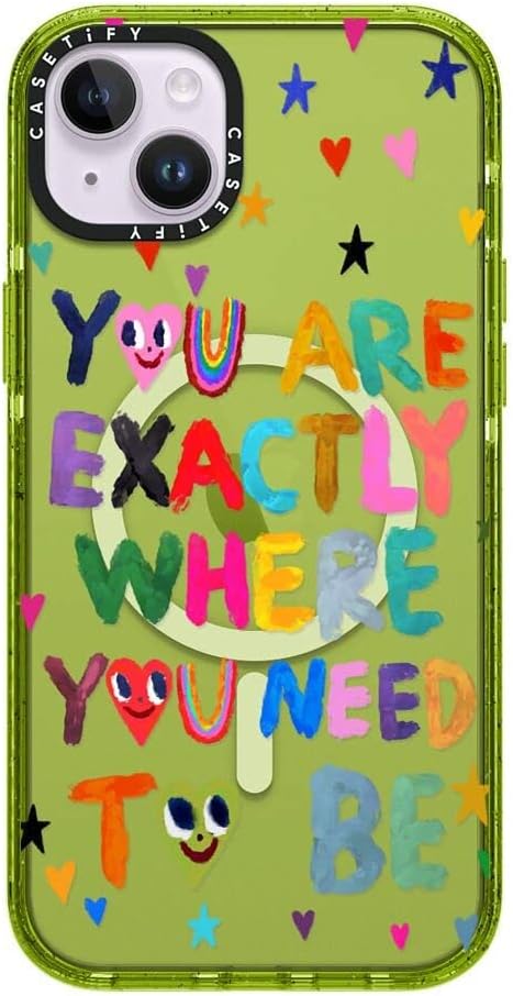 CASETiFY Impact iPhone 14 Plus Case [4X Military Grade Drop Tested / 8.2ft Drop Protection/Compatible with Magsafe] - You are Exactly - Kiwi