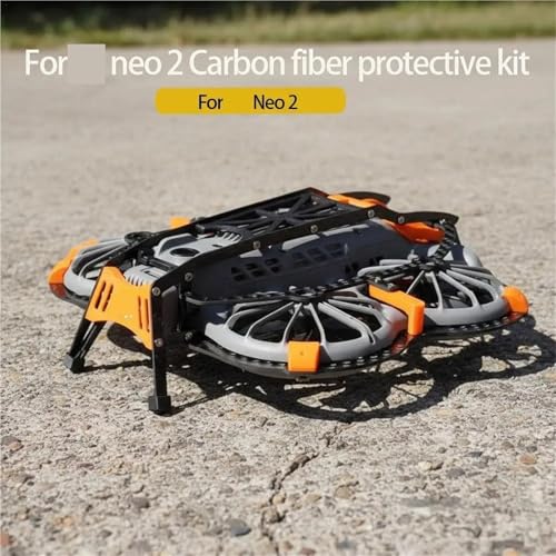 Kit d'armure DJI Neo pour éviter les casses : protection complète et légère en carbone orange - 2