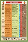 Natures Energies Vitamins and Minerals Reference Guide Mini Chart Poster 9 x 6