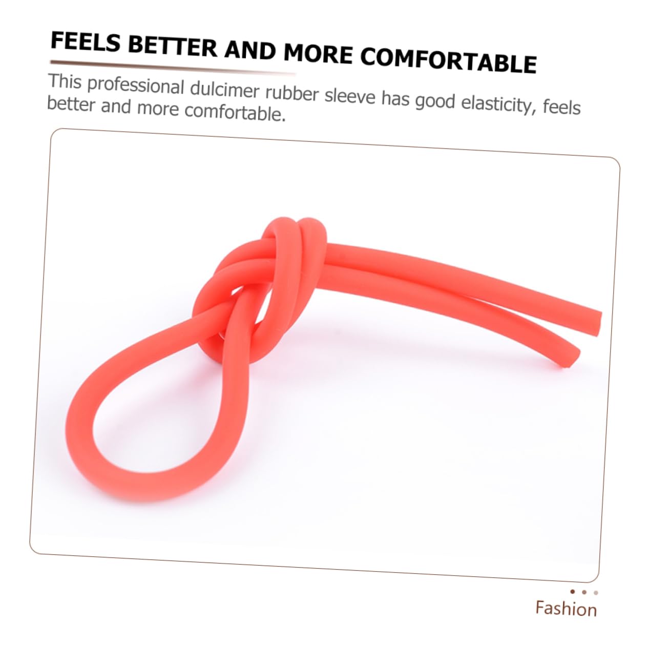 FAVOMOTO 10pcs Rubber Cover Red Thick Dulcimer Rubber Tube Professional Accessories