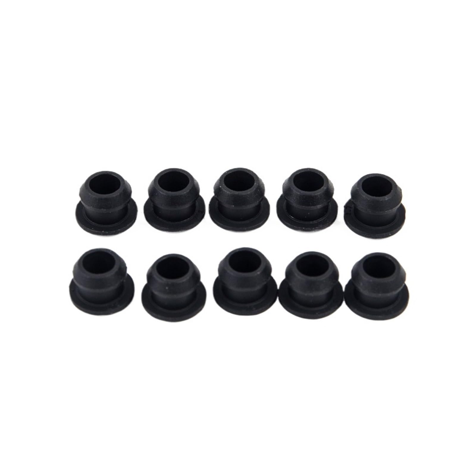10 piezas de tapones orificio, tapas extremo y sellado caucho silicona 2,5 mm a 14(9.5mm)